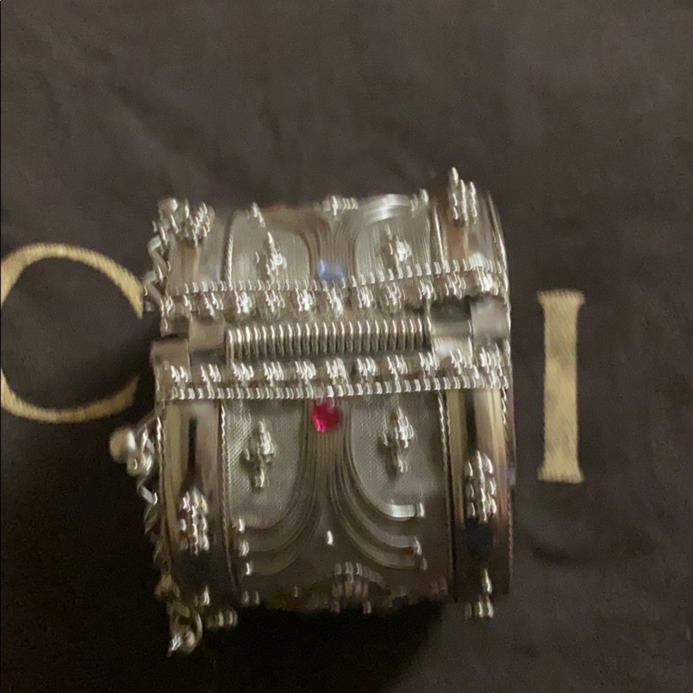 Armenian Silver Cuff with precious stones